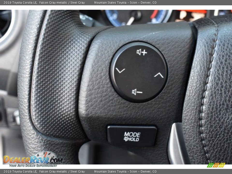 2019 Toyota Corolla LE Falcon Gray metallic / Steel Gray Photo #25