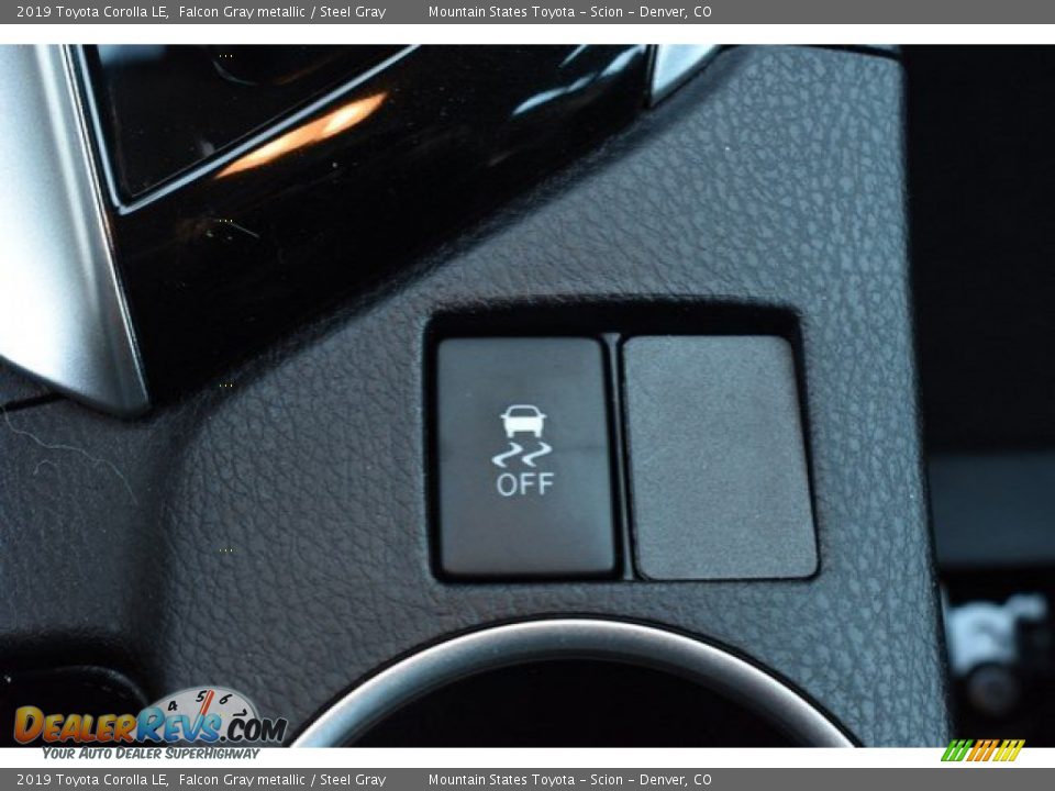 2019 Toyota Corolla LE Falcon Gray metallic / Steel Gray Photo #29