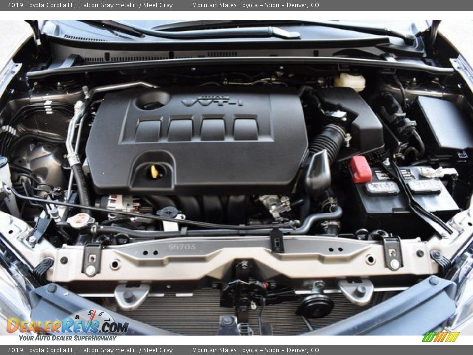 2019 Toyota Corolla LE Falcon Gray metallic / Steel Gray Photo #31