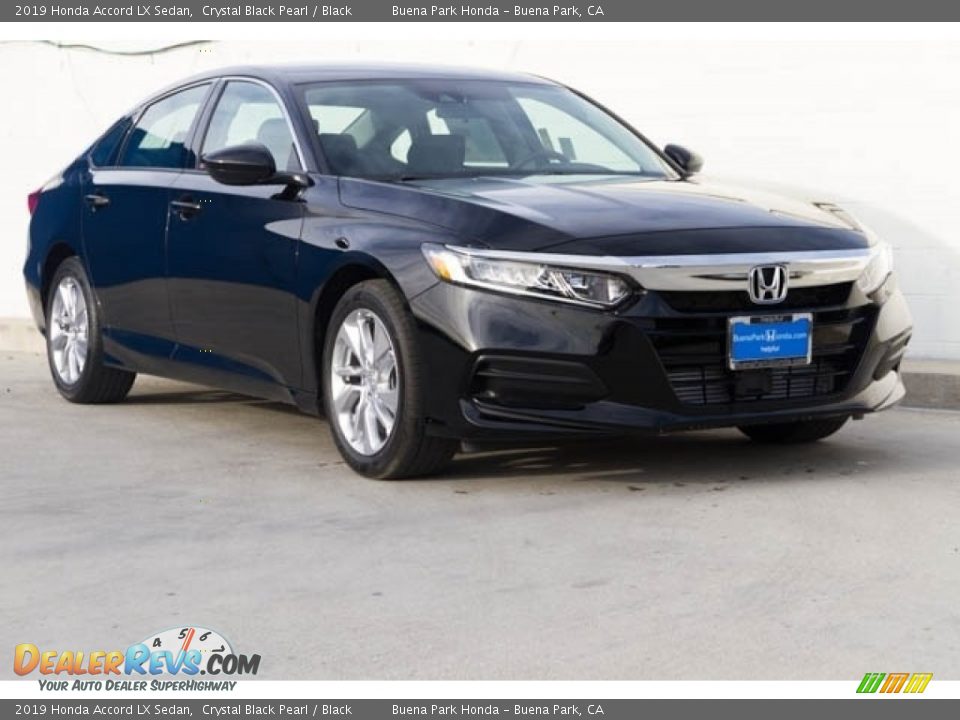 2019 Honda Accord LX Sedan Crystal Black Pearl / Black Photo #1