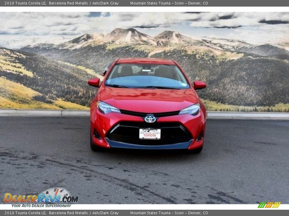 2019 Toyota Corolla LE Barcelona Red Metallic / Ash/Dark Gray Photo #2