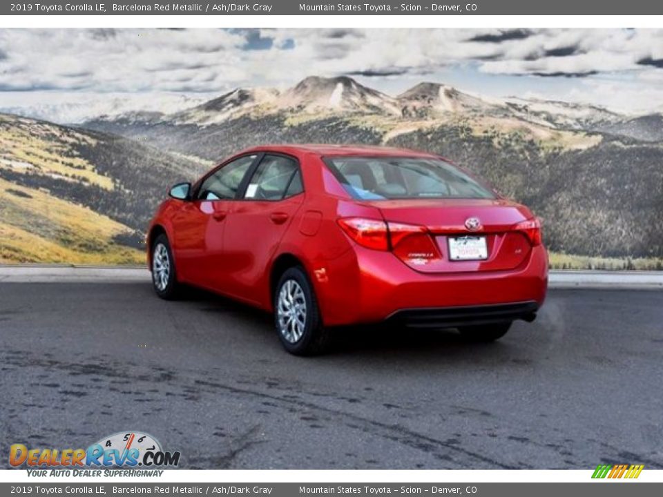 2019 Toyota Corolla LE Barcelona Red Metallic / Ash/Dark Gray Photo #3
