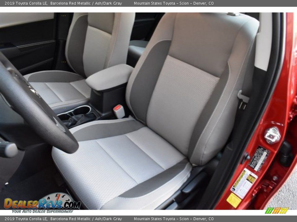 2019 Toyota Corolla LE Barcelona Red Metallic / Ash/Dark Gray Photo #7