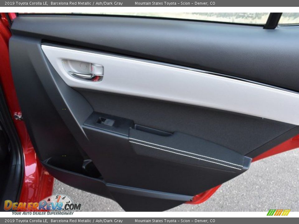 2019 Toyota Corolla LE Barcelona Red Metallic / Ash/Dark Gray Photo #22