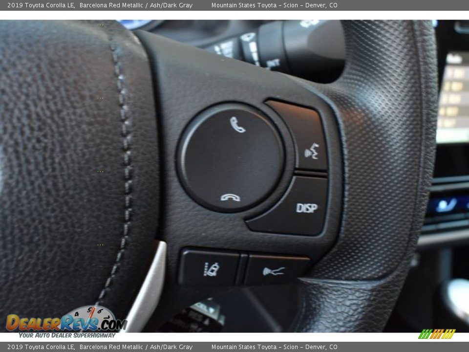 2019 Toyota Corolla LE Barcelona Red Metallic / Ash/Dark Gray Photo #26