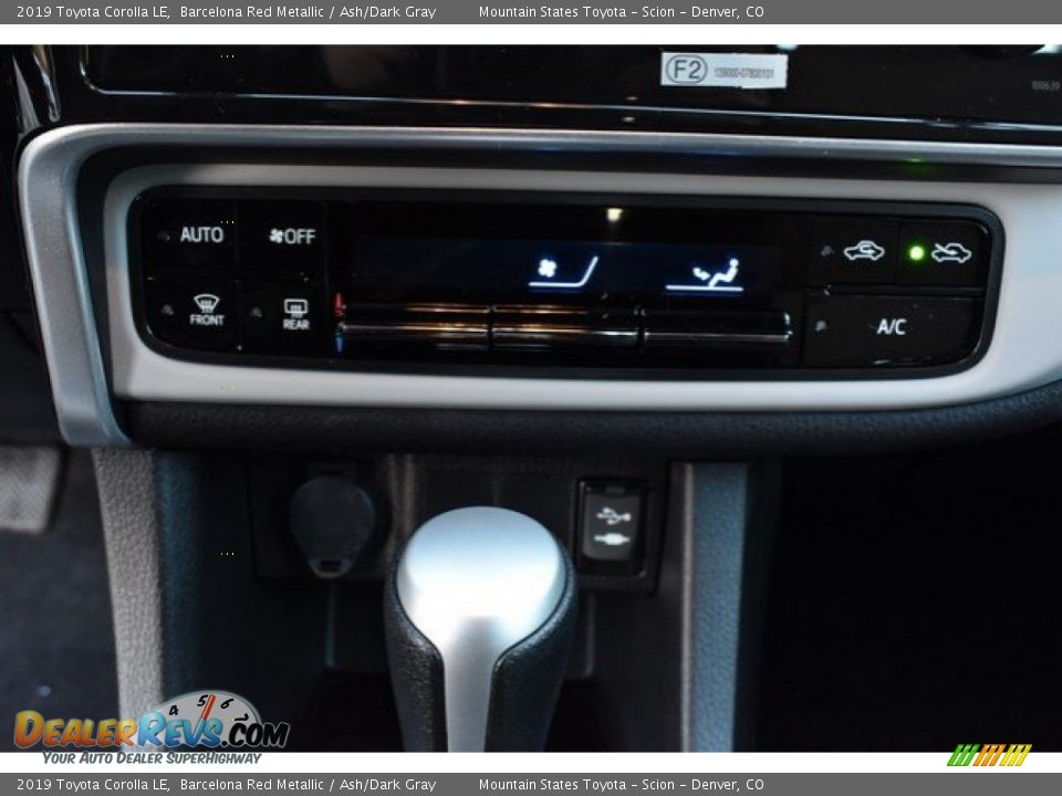2019 Toyota Corolla LE Barcelona Red Metallic / Ash/Dark Gray Photo #28
