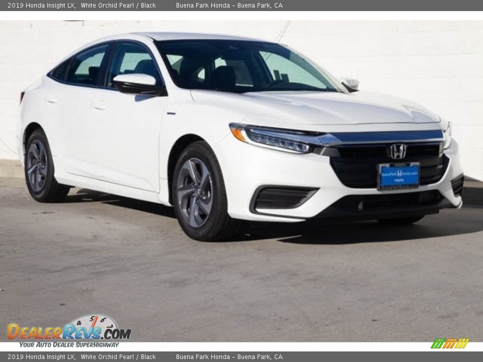 2019 Honda Insight LX White Orchid Pearl / Black Photo #1