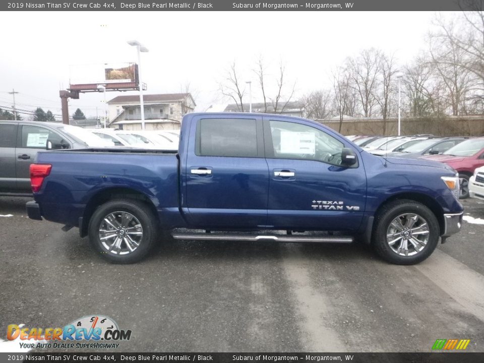 2019 Nissan Titan SV Crew Cab 4x4 Deep Blue Pearl Metallic / Black Photo #3