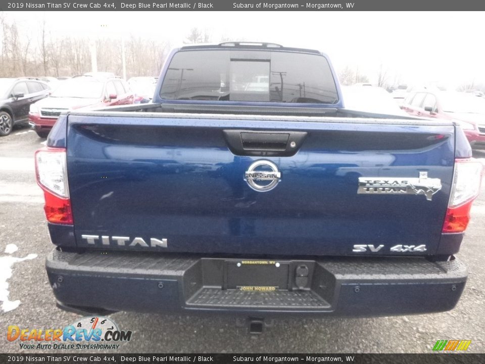 2019 Nissan Titan SV Crew Cab 4x4 Deep Blue Pearl Metallic / Black Photo #5