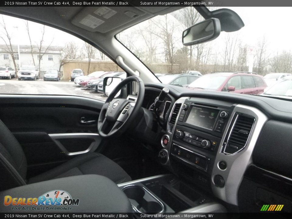 2019 Nissan Titan SV Crew Cab 4x4 Deep Blue Pearl Metallic / Black Photo #11