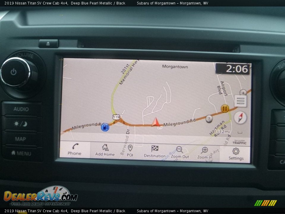 2019 Nissan Titan SV Crew Cab 4x4 Deep Blue Pearl Metallic / Black Photo #18