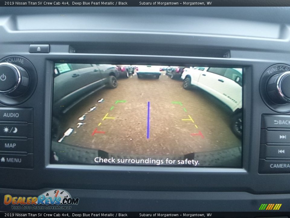 2019 Nissan Titan SV Crew Cab 4x4 Deep Blue Pearl Metallic / Black Photo #19