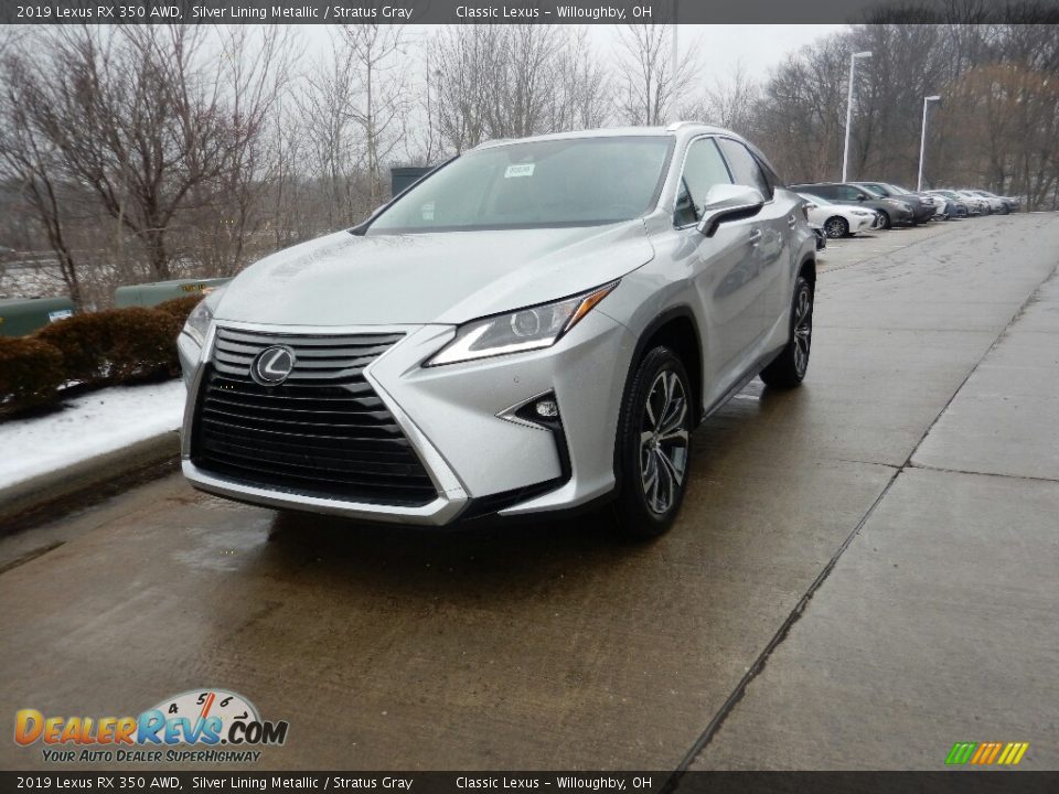 2019 Lexus RX 350 AWD Silver Lining Metallic / Stratus Gray Photo #1