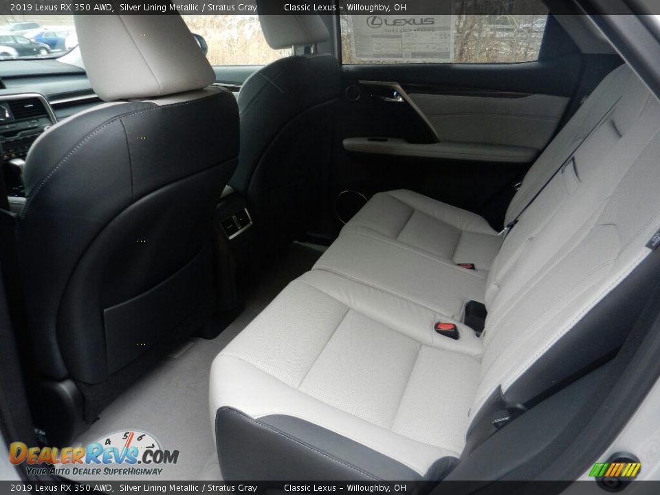 2019 Lexus RX 350 AWD Silver Lining Metallic / Stratus Gray Photo #3