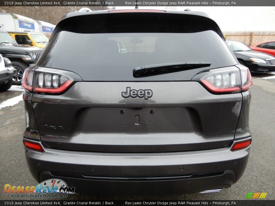 2019 Jeep Cherokee Limited 4x4 Granite Crystal Metallic / Black Photo #4