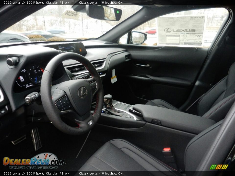 Black Interior - 2019 Lexus UX 200 F Sport Photo #2
