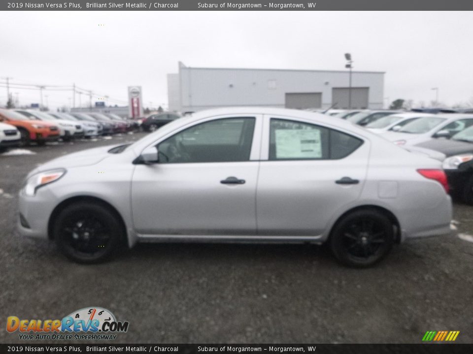 2019 Nissan Versa S Plus Brilliant Silver Metallic / Charcoal Photo #7