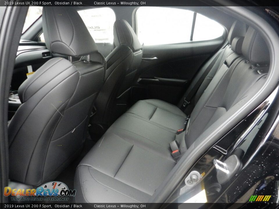 Rear Seat of 2019 Lexus UX 200 F Sport Photo #3