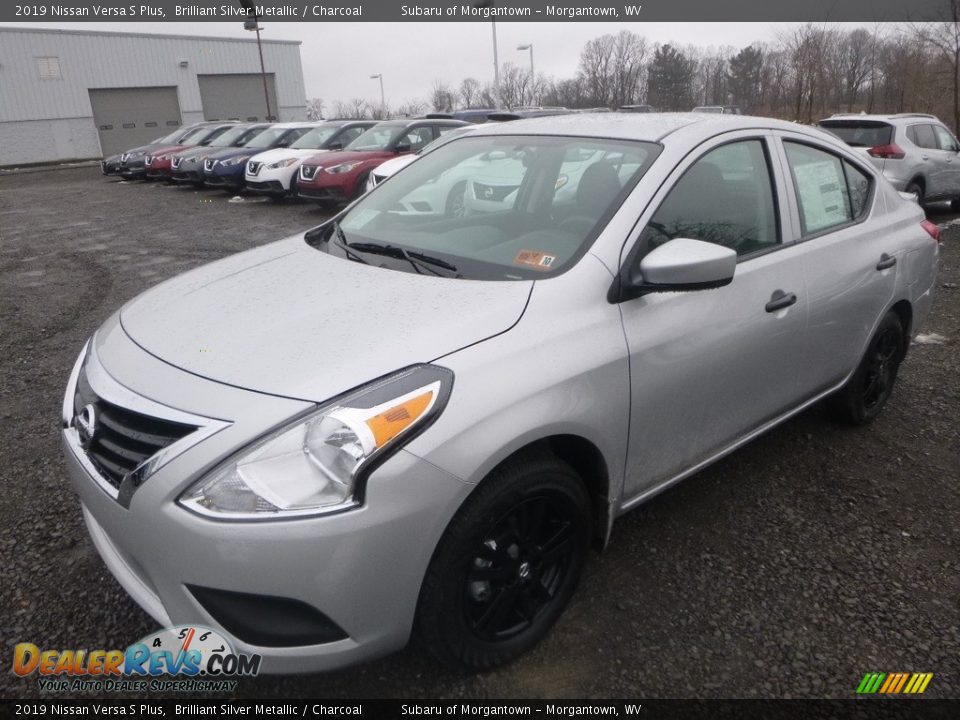 2019 Nissan Versa S Plus Brilliant Silver Metallic / Charcoal Photo #8