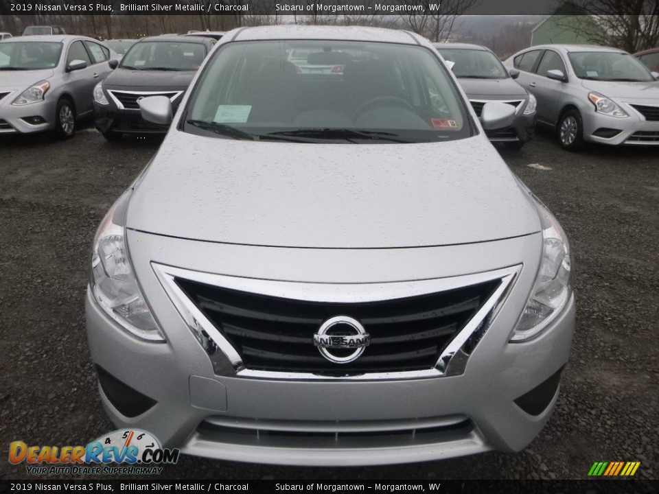 2019 Nissan Versa S Plus Brilliant Silver Metallic / Charcoal Photo #9