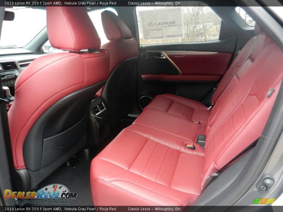 2019 Lexus RX 350 F Sport AWD Nebula Gray Pearl / Rioja Red Photo #3