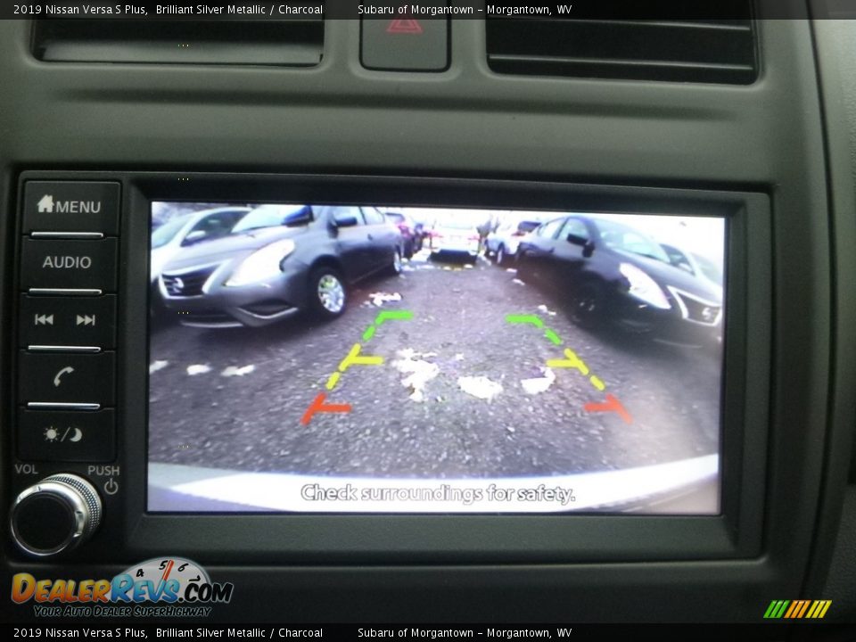 2019 Nissan Versa S Plus Brilliant Silver Metallic / Charcoal Photo #18