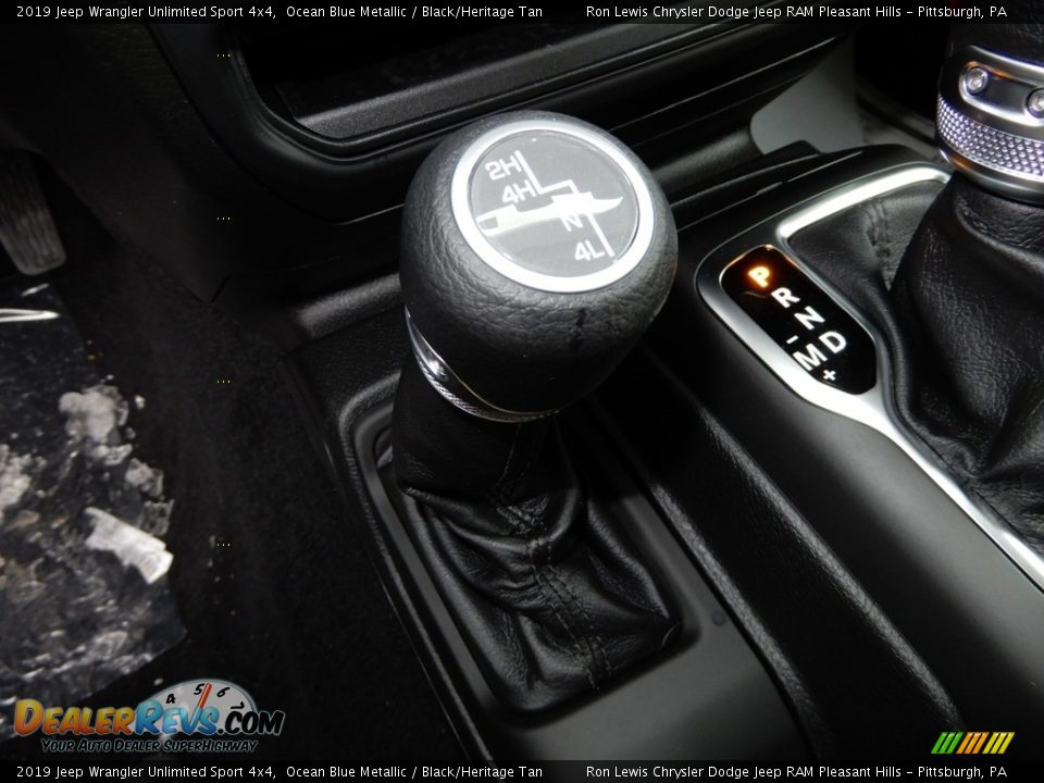 2019 Jeep Wrangler Unlimited Sport 4x4 Ocean Blue Metallic / Black/Heritage Tan Photo #16