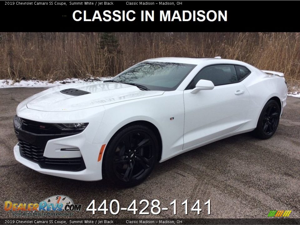 2019 Chevrolet Camaro SS Coupe Summit White / Jet Black Photo #1