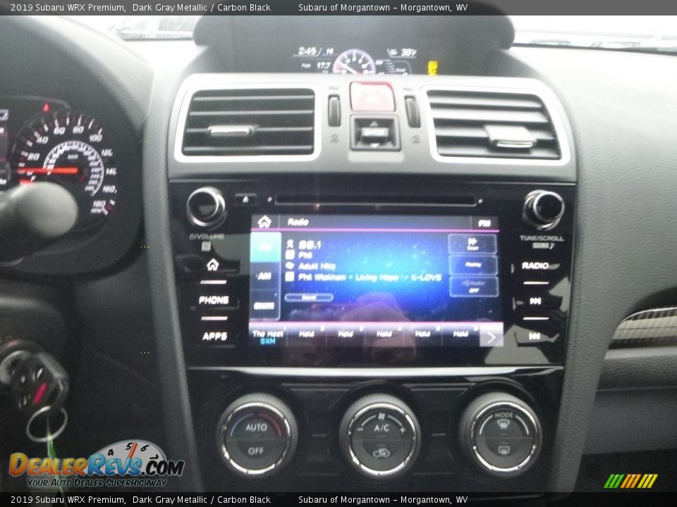 2019 Subaru WRX Premium Dark Gray Metallic / Carbon Black Photo #17