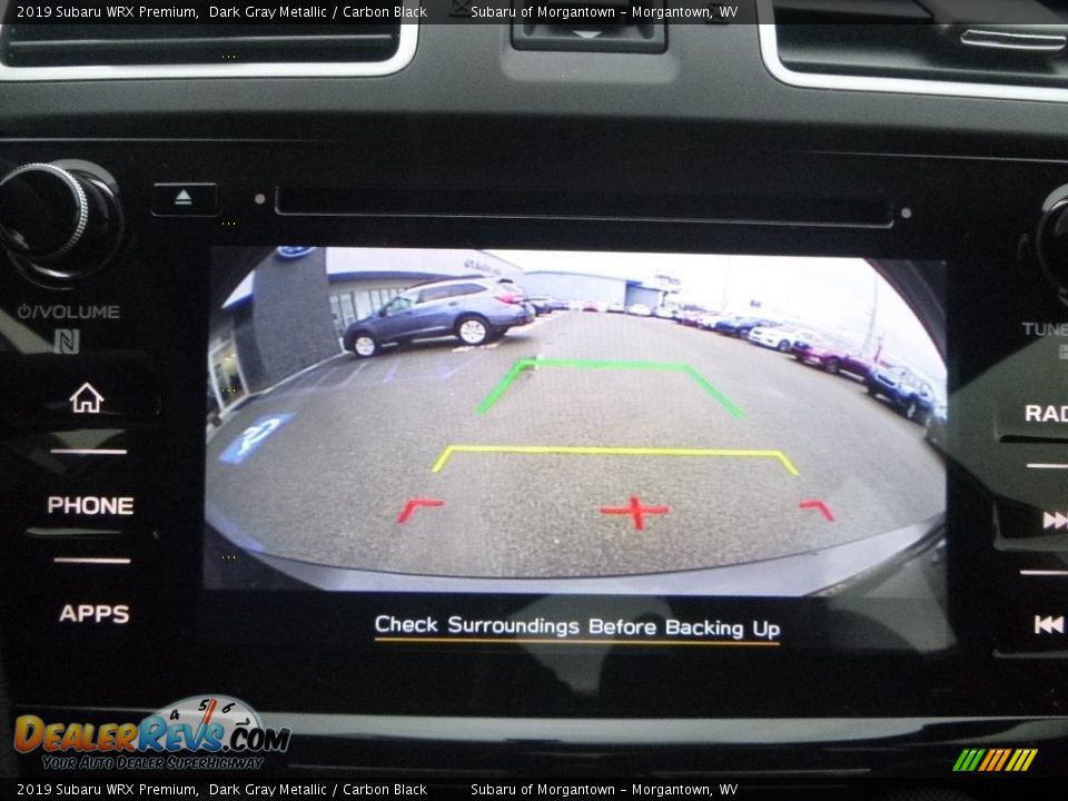 2019 Subaru WRX Premium Dark Gray Metallic / Carbon Black Photo #18