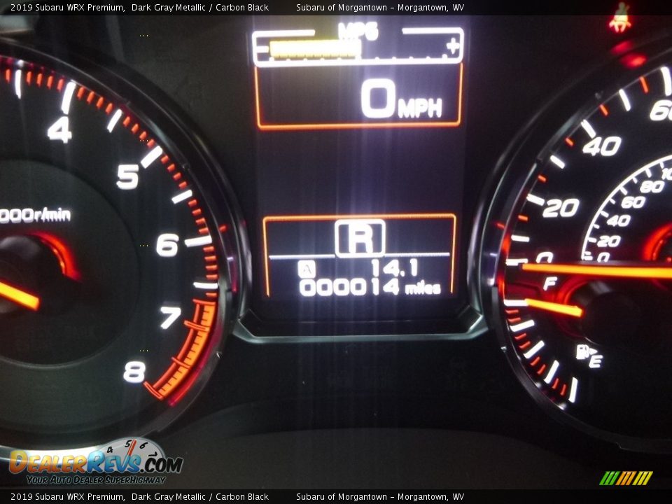 2019 Subaru WRX Premium Dark Gray Metallic / Carbon Black Photo #20