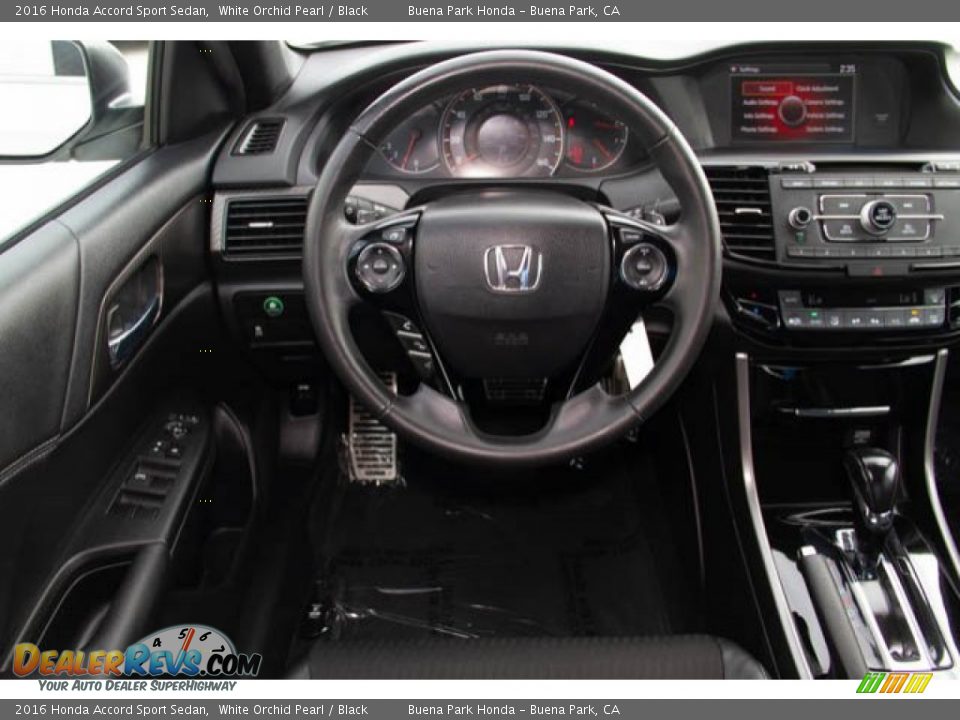 2016 Honda Accord Sport Sedan White Orchid Pearl / Black Photo #5