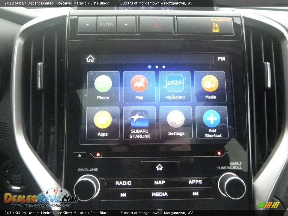 2019 Subaru Ascent Limited Ice Silver Metallic / Slate Black Photo #17