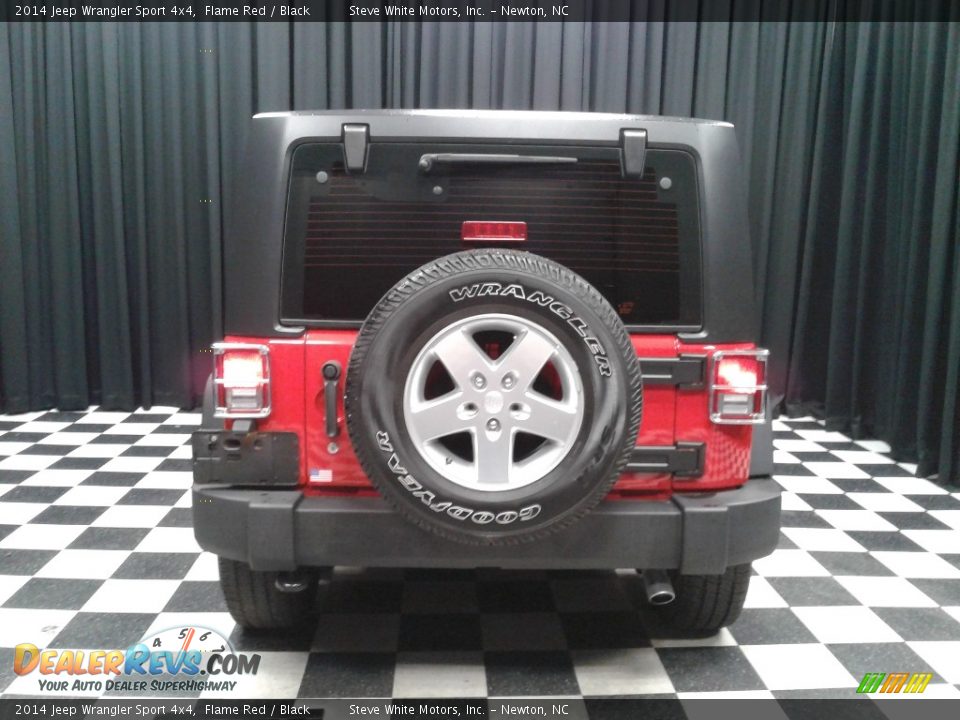 2014 Jeep Wrangler Sport 4x4 Flame Red / Black Photo #7