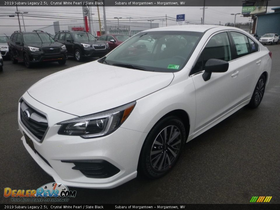 2019 Subaru Legacy 2.5i Crystal White Pearl / Slate Black Photo #8