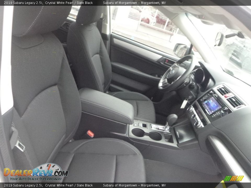 2019 Subaru Legacy 2.5i Crystal White Pearl / Slate Black Photo #10