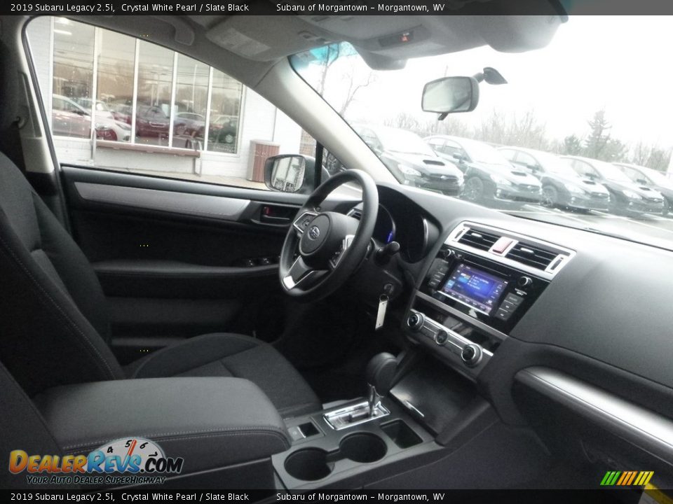 2019 Subaru Legacy 2.5i Crystal White Pearl / Slate Black Photo #11