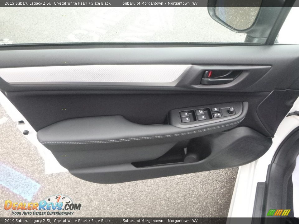 2019 Subaru Legacy 2.5i Crystal White Pearl / Slate Black Photo #13