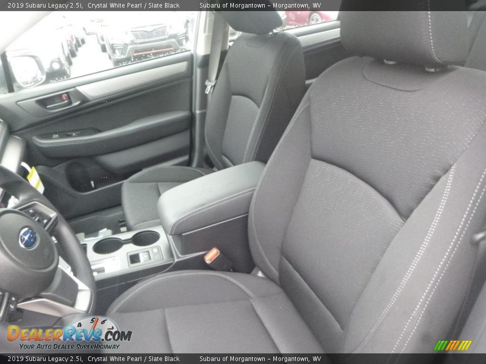 2019 Subaru Legacy 2.5i Crystal White Pearl / Slate Black Photo #14