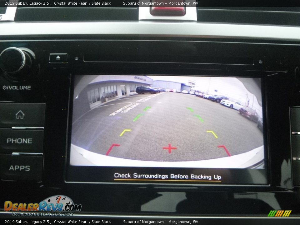 2019 Subaru Legacy 2.5i Crystal White Pearl / Slate Black Photo #17