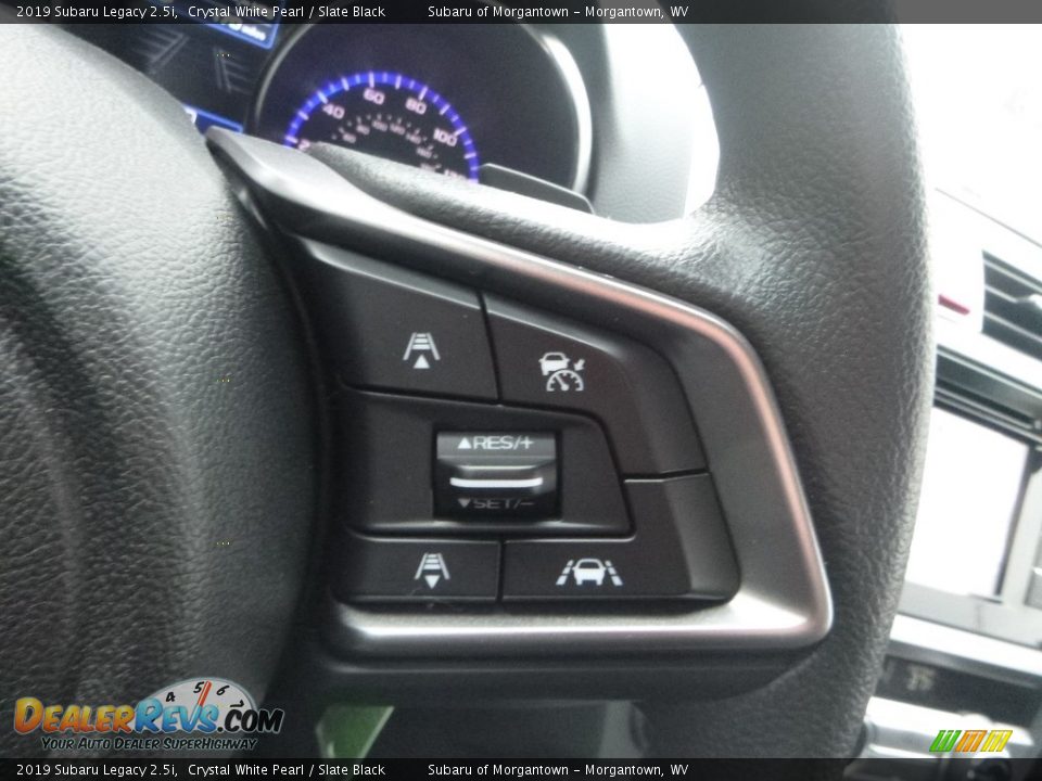 2019 Subaru Legacy 2.5i Crystal White Pearl / Slate Black Photo #18