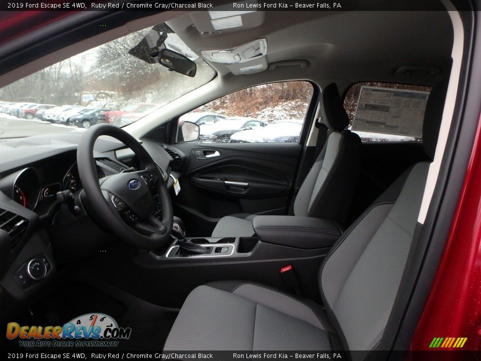 2019 Ford Escape SE 4WD Ruby Red / Chromite Gray/Charcoal Black Photo #11