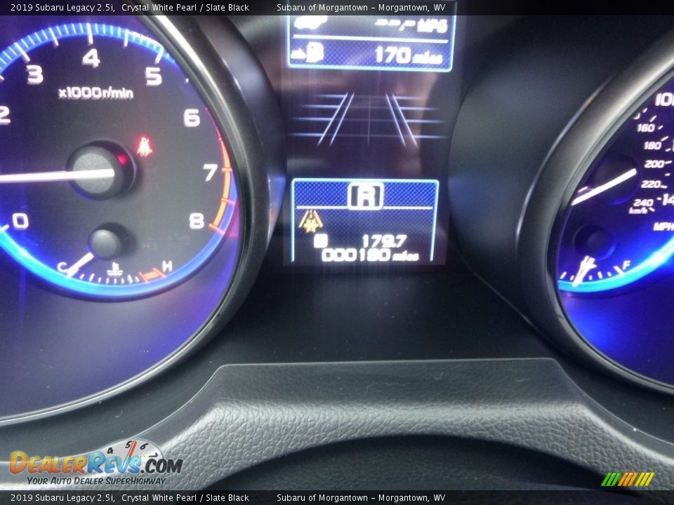 2019 Subaru Legacy 2.5i Crystal White Pearl / Slate Black Photo #20