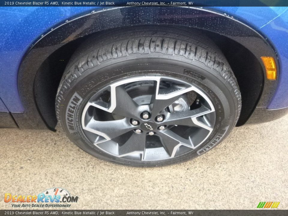 2019 Chevrolet Blazer RS AWD Kinetic Blue Metallic / Jet Black Photo #2