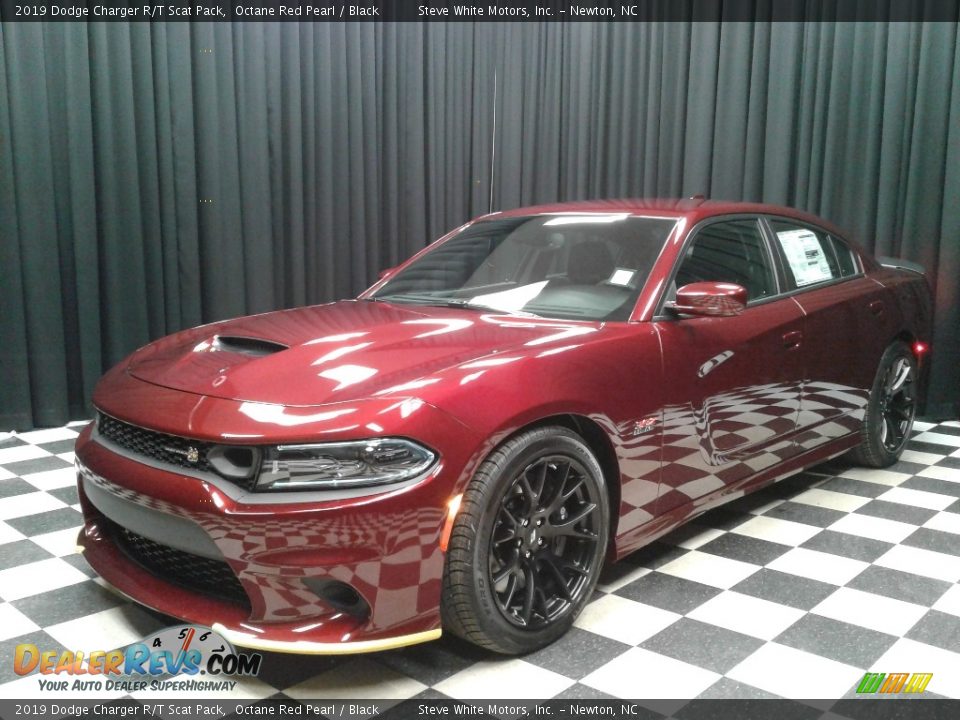 2019 Dodge Charger R/T Scat Pack Octane Red Pearl / Black Photo #2