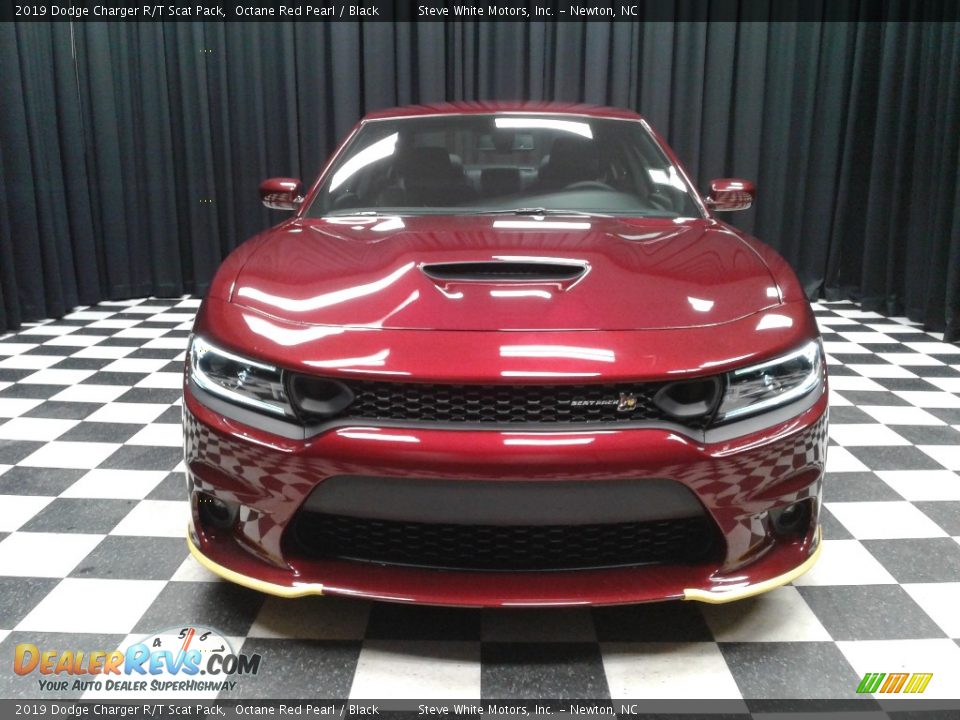 2019 Dodge Charger R/T Scat Pack Octane Red Pearl / Black Photo #3