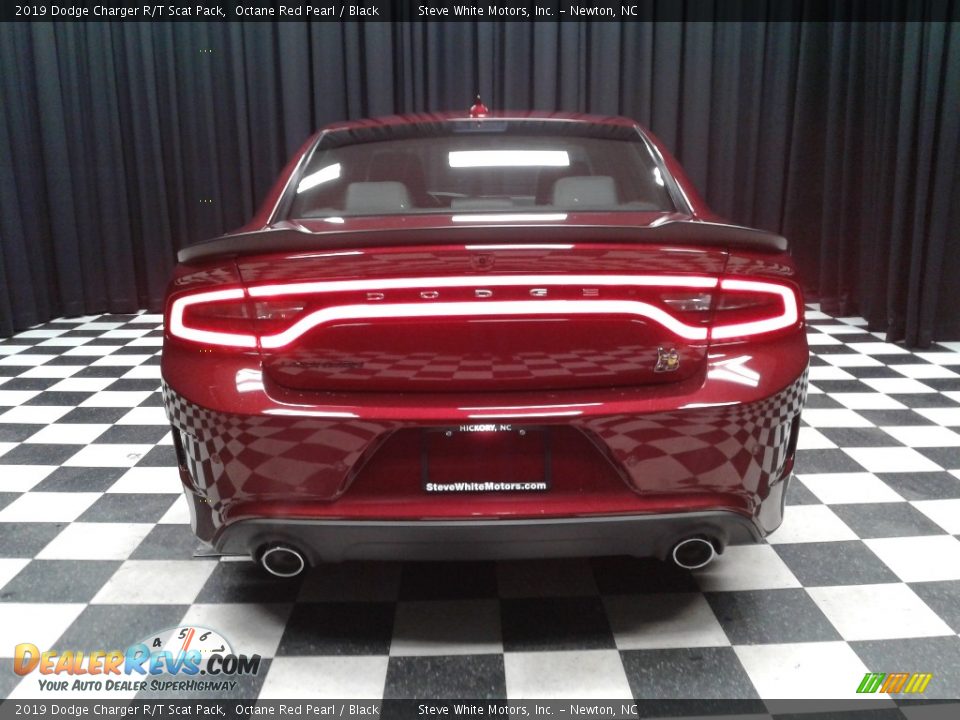 2019 Dodge Charger R/T Scat Pack Octane Red Pearl / Black Photo #7