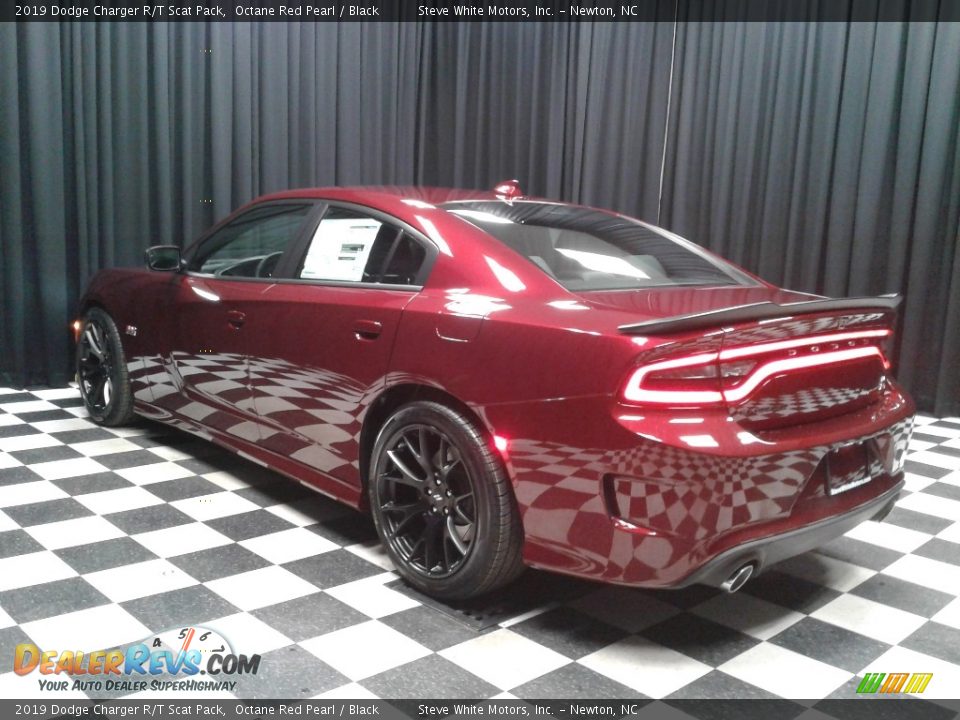 2019 Dodge Charger R/T Scat Pack Octane Red Pearl / Black Photo #8