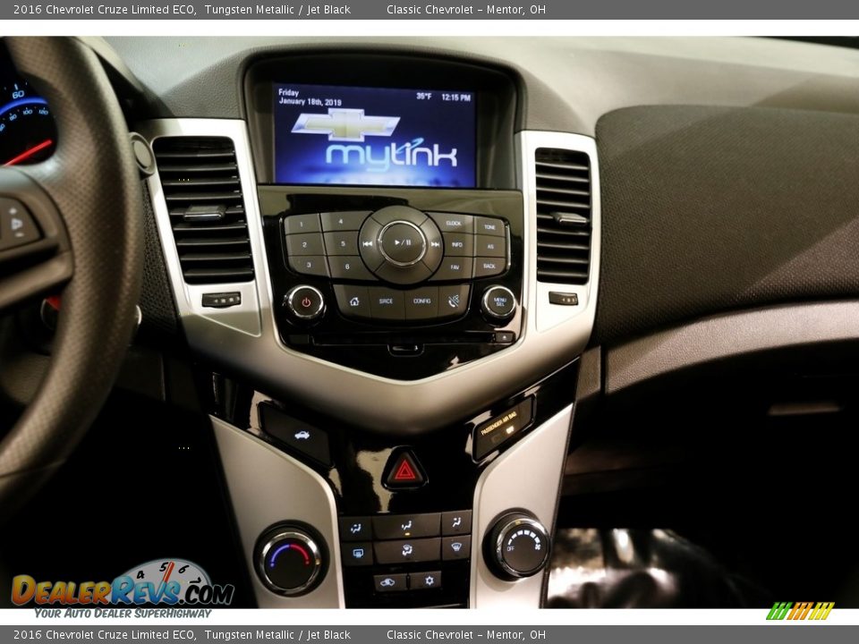 2016 Chevrolet Cruze Limited ECO Tungsten Metallic / Jet Black Photo #9