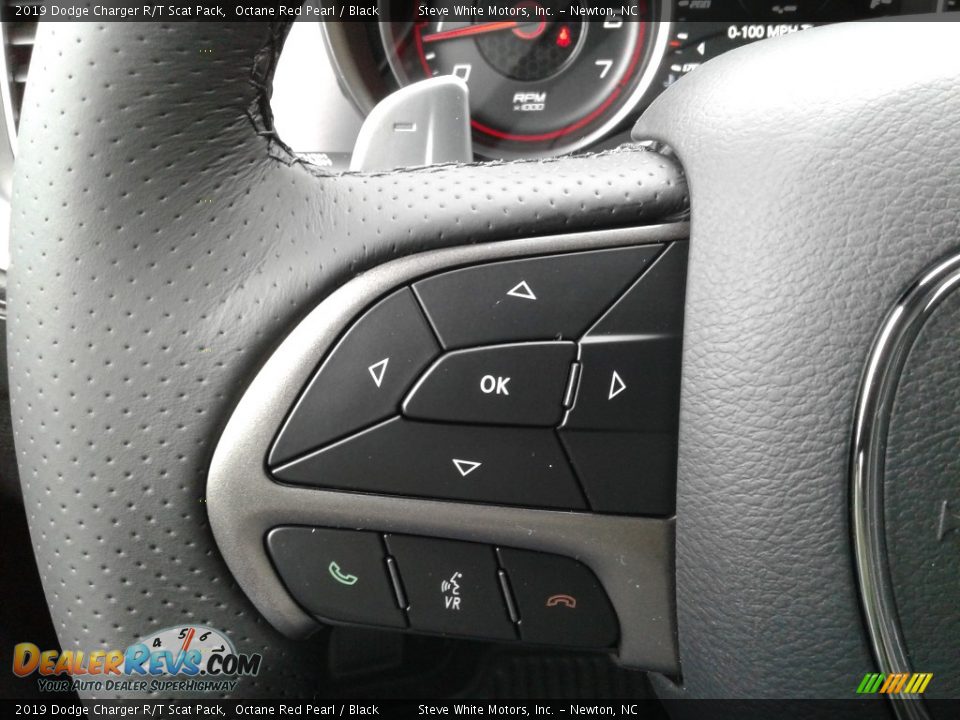 2019 Dodge Charger R/T Scat Pack Octane Red Pearl / Black Photo #17